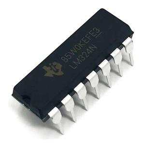 آی سی LM324N DIP اورجینال مارک تکزاس (Texas Instruments)
