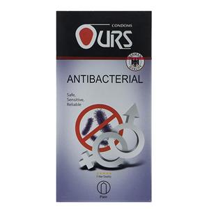 کاندوم انتی باکتری ضد قارچ اورز مدل Antibacterial and Antifungal بسته 12 عددی 