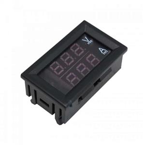 ماژول ولت متر و آمپرمتر پنلی (روپنلی) 100V-10A آبی و قرمز مدل DSN-VC-288