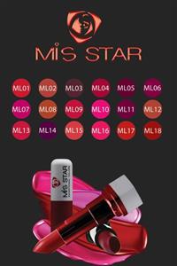 رژ لب های جامد میس استارMis Star Lip Stick 