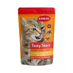 تشویقی گربه سانال مدل Tasty Stars Liver 