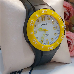 ساعت مچی عقربه ای زنانه و مردانه لاروس مدل AQ1080 0615 ا Laros  فسفری