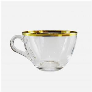 فنجان بیسیک مکس لب طلا V-96