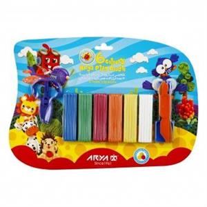 خمیر بازی 6 رنگ وکیومی آریا مدل 1024