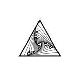 تابلو مینیمال رومادون طرح مثلث شادی کد 1994