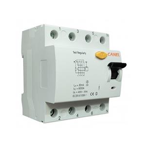 کلید محافظ جان 50 آمپر سه پلنول کانل کد 50A-6KA-3P N