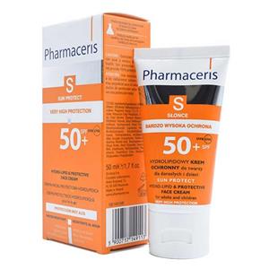 کرم ضد آفتاب فارماسریز مدل Hydrolipid SPF50 حجم 50 میلی لیتر Pharmaceris Hydrolipid SPF50 Sun Protect Face Cream 50ml