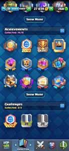 اکانت کلش رویال لول 38 کاپ 6500