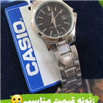 ساعت مچی مردانه کاسیو بدنه استیل روزشمار casio