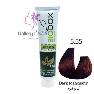رنگ مو بیوداکس شماره 5.55 آلبالوی تیره Bio Doxe Haie Color Specialy Formulated 125 mil