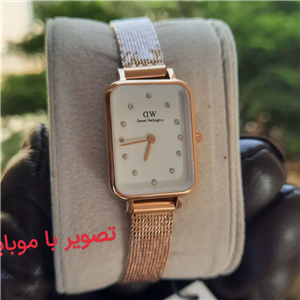 ساعت مچی زنانه و دخترانه دنیل ولینگتون بند حصیری