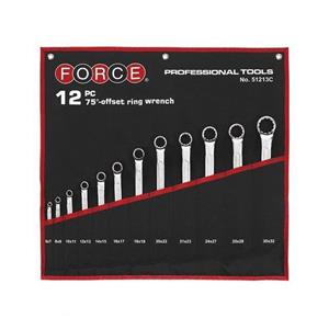 سری آچار دو سر رینگ 12 عددی FORCE