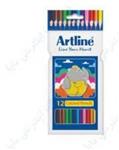 مداد رنگی 12 رنگ جعبه مقوایی آرت لاین - ARTLINE 12 COLORED PENCILS NO: ECP12-P/IL