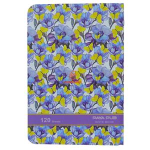 دفترچه یادداشت کلاسوری طرح پروانه و گل پایا پاب