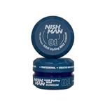 واکس مو نیشمن آبی 01 | Nishman Hair Styling Wax GUMGUM حجم 150 میل