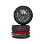 واکس مو نیشمن مشکی قرمز 09 مدل Nishman Hair Styling Gel Wax COLA حجم 150 میل