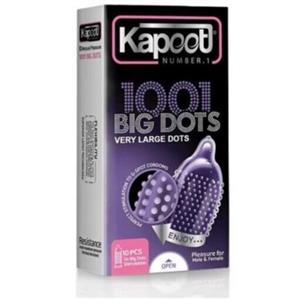 کاندوم 1001 ﺧﺎﺭ ﺩﺭﺷﺖ کاپوت بیگ داتس 10 ﻋﺪﺩﯼ