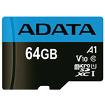 کارت حافظه میکرو اس دی ای دیتا 64GB UHS I Class10 R100W25 ا ADATA 64GB UHS I Class10 R100W25 Micro SD Card