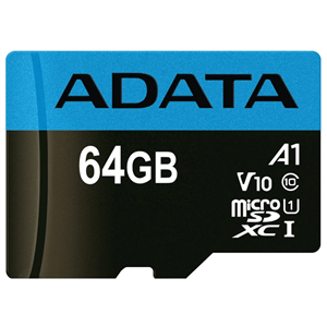 کارت حافظه میکرو اس دی ای دیتا 64GB UHS I Class10 R100W25 ا ADATA Micro SD Card 