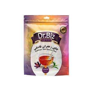 دمنوش چای سیاه زعفرانی قاشقی