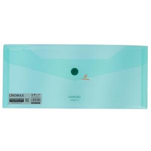 پوشه دکمه دار سبز شفاف ملخی (نامه) EG61 لینومکس LINOMAX