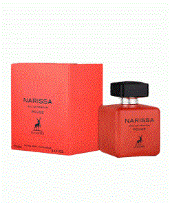 ادکلن زنانه الحمبرا مدل ناریسا رژ رایحه نارسیسو رودریگز رژ