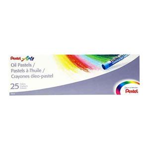 پاستل روغنی پنتل 25 رنگ pentel pastel