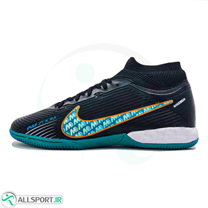 کفش فوتسال ایرزوم مرکوریال Nike Air Zoom Mercurial IN Black Blue