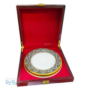 زعفران بسته بندی خاتم جعبه چوبی قرمز