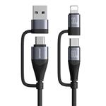 کابل تبدیل USB/USB-C به لایتنینگ/USB-C جوی روم مدل SA37-2T2 طول 1.2 متر