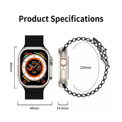 ساعت مچی هوشمند ضدآب اولترا HK20 PRO