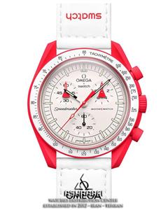 ساعت امگا سواچ قرمز Omega x Swatch Speedmaster RW1