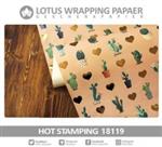 کاغذ کادو شاینی گلدیک لوتوس - Wrapping Paper Lotus