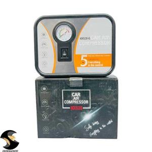 پمپ باد فندکی چراغ قوه دار مدل hx-528