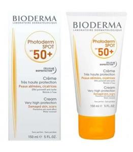 کرم ضد آفتاب بایودرما (بیودرما) فتودرم اسپات لک bioderma spf 50 photoderm spot cream 