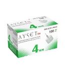 سوزن قلم انسولین آیست فاین 4 میلی متری 100 عددی Ayset Fine 32G (0,23 x 4mm)