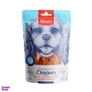 غذای تشویقی سگ ونپی مدل chicken & calcium وزن 100 گرم