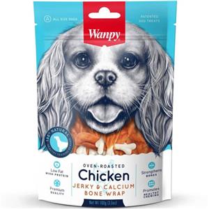 غذای تشویقی سگ ونپی مدل chicken & calcium وزن 100 گرم