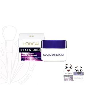 کرم آبرسان و کلاژن ساز لورال (اصل فرانسه) 48 ساعته Loreal Paris Kolajen Bakimi Kirisiklik Karsiti 