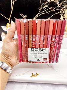 پک رژ مدادی ۱۲ تایی گاش GOSH بدون تراش کیفیت عالی