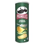 چیپس پرینگلز pringles با طعم پیاز جعفری 165 گرم