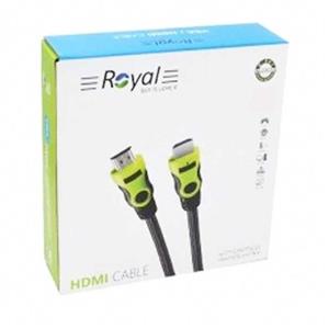 کابل اچ دی ام ای HDMI کنفی رویال ROYAL به طول 40 متر کد 6653