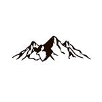 تابلو مینیمال رومادون طرح کوهستان کد 1883