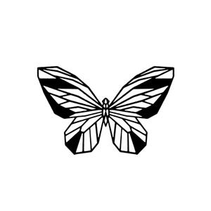 تابلو مینیمال رومادون طرح پروانه کد 1889