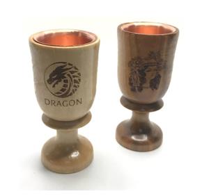 شات قهوه مسی بدنه چوبی پایه کوتاه کد mr022