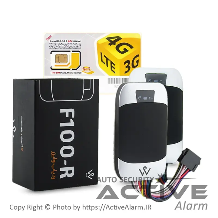 ردیاب و ضد سرقت ماهواره ای خودرو وایزر مدل F100R