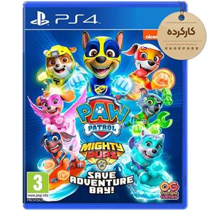 دیسک بازی PAW Patrol Mighty Pups Save Adventure Bay کارکرده – مخصوص PS4