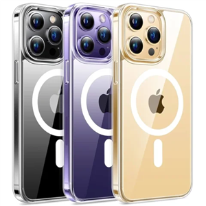 قاب اورجینال مگ سیف برای گوشی IPHONE 14 Pro Max تمام شفاف از برند Berlia
