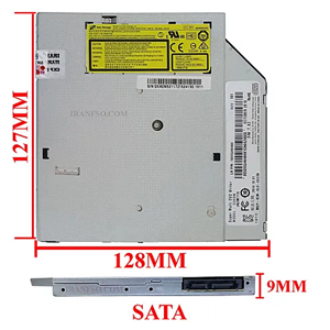 درایو لپ تاپ دی وی دی رایتر H.L Sata Superslim E1 9mm   