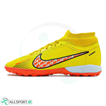 کفش ساقدار چمن مصنوعی نایک ایرزوم مرکوریال  Nike Air Zoom Mercurial TF Yellow Orange